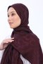 Alia Shawl - Vo Como Pattern - Plum - 2