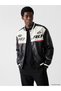 Timeless Clothing & Timeless Choices Relaxed Fit College-Style Stand-Up Collar Men’s Leather-Look Jacket - 2