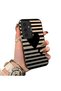 Samsung Galaxy S25 Plus Compatible Striped Black Case, Shockproof Silicone, Stylish - 2