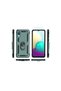 Samsung Galaxy A02 Case Sofia Silicone Cover with Ring - Green - 3