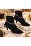 Women's Western Style Tassel Detailed Elegant Heeled Boots - 6