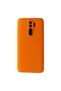 غلاف هاتف Xiaomi Redmi Note 8 Pro مصنوع من السيليكون الأول - برتقالي