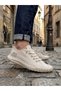 Ba0248 Cream Flexible Lace-Up Ultra Light Breathable Sneaker Shoes - 2