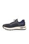 Rubber Sole Lace-Up Sneaker Navy Blue Genuine Leather Men's Casual Shoes Hz0730-F0056 - 2