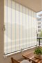 Yellow Gray Striped Balcony Curtain, Balcony Tent Canvas, Balcony Sunshade - 2