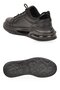 Rubber Sole Lace-Up Sneaker Black Genuine Leather Men's Casual Shoes Hz2581-6003 - 5