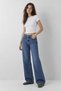 My Fashion High-Waisted Wide-Leg Denim Pants