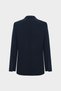 Slim Fit Navy Blue Plain Suit - 6