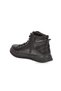 Rubber Sole Lace-Up Zippered Black Genuine Leather Men's Boots Hz1388-2297 - 4