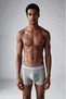 Men's Cotton Boxer 6-Piece Pack Comfortable Fit in Special Box Gray - 2