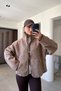 Coffee/Mink - Double Color Boucle Jacket Coffee/Mink - 2