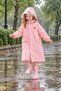 Children's Raincoat Waterproof Hooded Long Raincoat with Visor - 4 Colors Girls and Boys Raincoat - 3