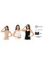 6349 Women's Padded Lycra Strap Mixed Color Tank Top 3 Pieces - 2
