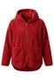Red - Hooded Zipper Jacket Red