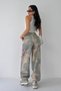 Women's Camouflage Patterned Drawstring Pants with Adjustable Cuffs - 8