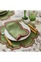 Green Burgundy Fiona American Service Set 2 Pieces - 2