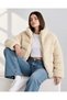 Women's Plush Inflatable Coat with Pockets Oversize Winter Wear