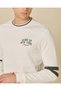 Men White Printed Crew Neck Sweatshirt - 4