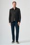 Brown Berber Collar Cashmere Slim Fit Stretchy Coat 1007265121