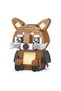 124 Piece Mini Block Raccoon Figure Building Set 3D Animal Toy for Ages 6+ - 7