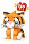 125 Piece Mini Block Tiger Figure Building Set 3D Animal Toy for Ages 6+