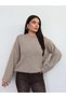 Glitter bicycle collar oversize sweater - 4
