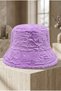 Women's Winter Plush Bucket Hat Soft Furry Hat Lilac - 6