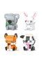 113 Piece Mini Block Fox Figure Building Set 3D Animal Toy for Ages 6+ - 5