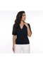Italian Polo Collar Half Sleeve Knitwear - 3
