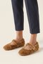Women's Mink Plush Fur Rubber Buckle Flat Sole Daily Home Slippers and Slippers - 2