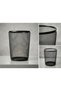 Dunekart Metal Mesh Wastebasket with Sturdy Base, Small Trash Can for Office Desk Bathroom Bedroom, - 3