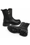 Norex Black Genuine Leather Women's Boots - 4