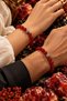 Red Agate Natural Stone Bracelet Unisex Women Men Evil Eye Protection Luck Energy Stone Special Design Size Options Available - 3