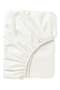 Single Size Fitted Sheet | Soft 400TC Sateen Cotton Material | White Color | 1 Fitted Shee - 5