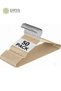ZAYVA 50-Piece Cloth Hangers Sturdy Non-Slip Flocking Cloth Hanger for Clothes Space-Saving Adult Ha