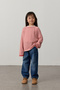 Cotton Striped Sweater Pink