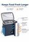 Toshionics Insulated Lunch Bag Cooler Bag, Thermal Lunch Box Tote with Adjustable Shoulder Strap, Le - 3