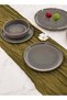 18 piece Stoneware Reactive Glaze Dinnerware Set, Set for 6, Microwave & Dishwasher Safe, - 4