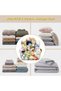 WALALLA Clear Stuffed Animal Storage Bean Bag Chair Cover for Kids, Waterproof PVC Plush Toy Organiz - 5