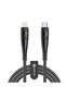 كابل شحن سريع قماش ضد القطع بقدرة 30 واط PD من USB-C إلى Lightning