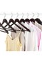 Amber Home Solid Wood Clothes Hangers Non Slip Hanger with 360 Degree Swivel Hook Dark Brown Walnut - 5