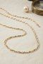 Brass Gold Color Twist Model Women's Necklace