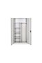 MAF furniture MAF Steel Storage Cabinet with Shelves and Hanging Rod, 185H x 90W x 40D cm, Grey, Loc - 5