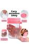 BELLSBERRY 2-Pack Glass Storage Jars with Airtight Lids & Spoon | Leakproof Glass Food Jars for Oatm - 3