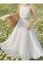 Rochie maxi, alb