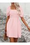 Rochie mini, roz - 3