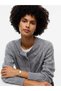 Women's Brand Logo Gray Sweater Suitable for Daily Use - 2