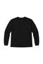 تي شيرت أساسي أسود بأكمام طويلة M-L-XL-2XL - 4