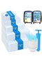 Stanew 25PCS Vacuum Storage Bag Pack of with Electric Pump and hand pump, Multiple Pack (5×80*100cm,