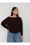 Boat Neck Knit Sweater - 4